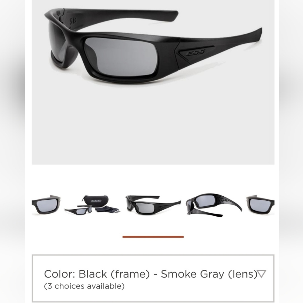 Ballistic sunglasses